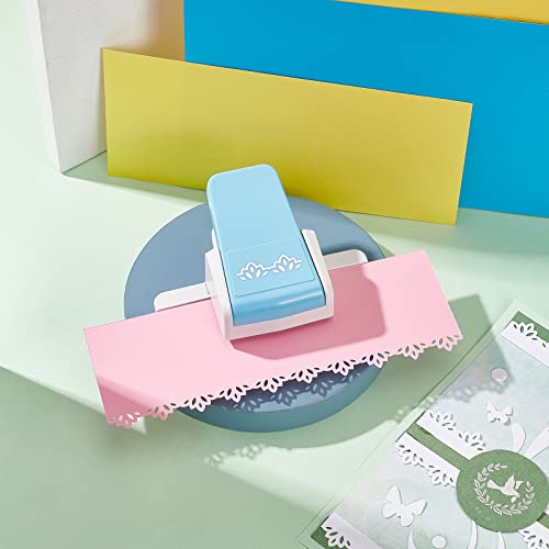 FINGERINSPIRE Fancy Border Punch Lotus Flower Design Embossing Punch Handmade Scrapbooking Edge Puncher Border Edge Craft Punch DIY Paper Cutter for Paper Crafting Cards Arts(3.7x4.7x2 inch) - Image 5