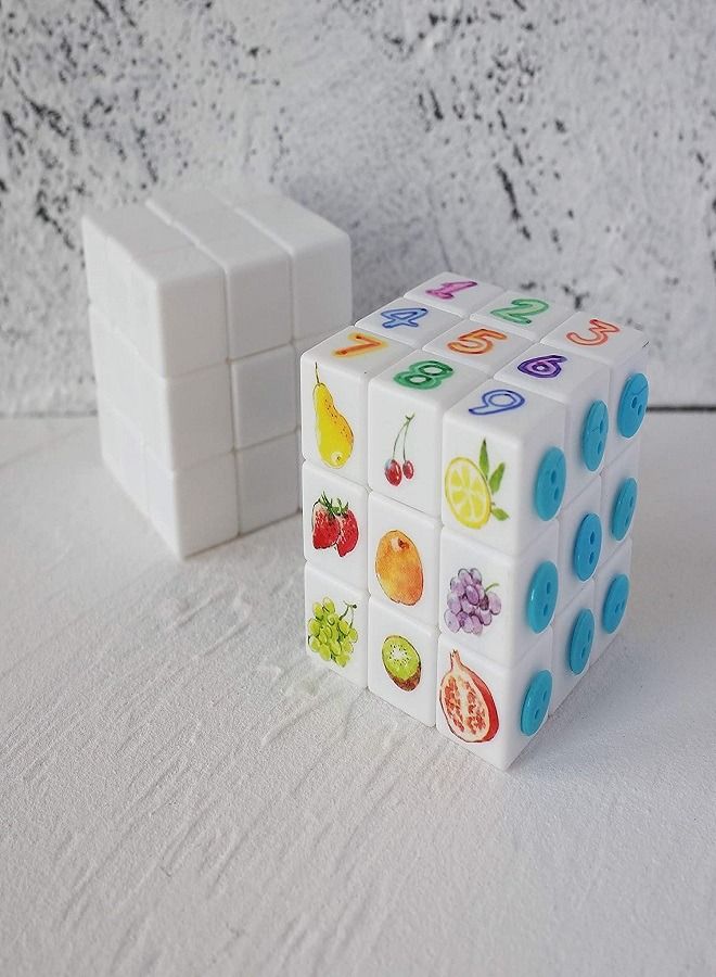 White Blank Magic Cube 3x3x3 White Cube Puzzles Toys DIY  - Image 2