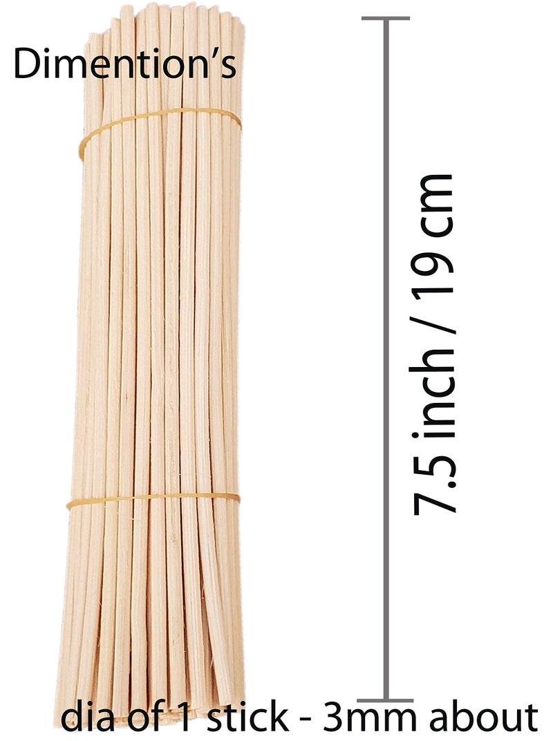 Pure Source India Reed Sticks for Diffuser 7.5 Inch, 100 pcs, Natural White - Image 2