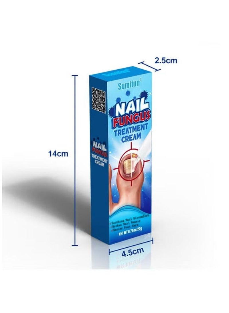 Sumifun Nail Fungus Treatment Cream 20g, Bad Nail Care Ointment, Nail Fungus Treatment, Nail Growth and Repair, Nail Treatment Repair Cream - Image 4