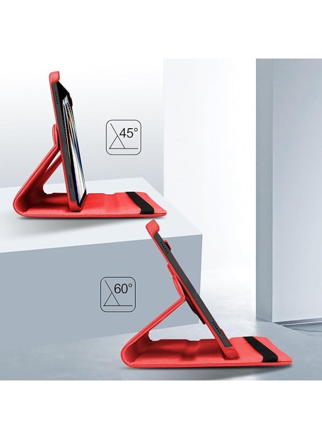 360 Rotatable Smart Flip Cover for Infinix XPAD LTE 11 inch Tablet Case (Red) - Image 3