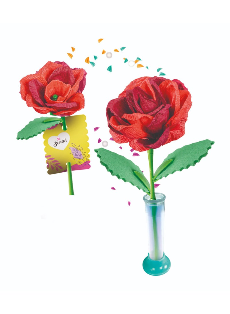 Clementoni Idea Create Your Rose Flower  | Do it Yourself | DIY Craft Kit | Educational & Learning | Creative Gift for Kids and Adults - Image 3