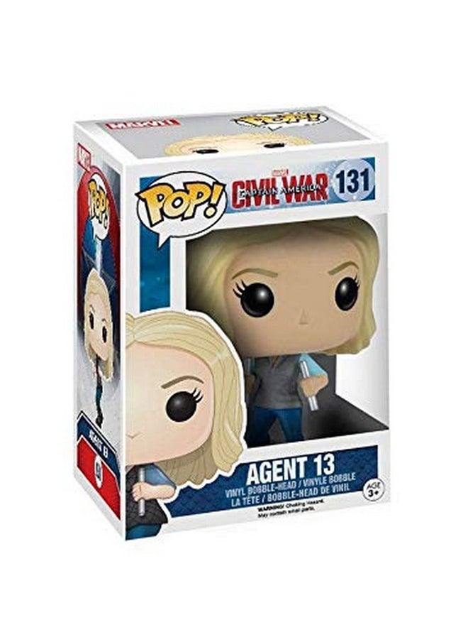 Funko Pop Marvel: Captain America 3: Civil War Action Figure Agent 13  - Image 3