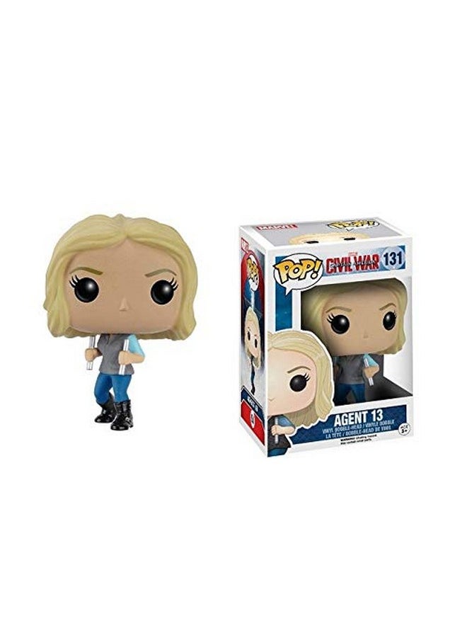 Funko Pop Marvel: Captain America 3: Civil War Action Figure Agent 13  - Image 5