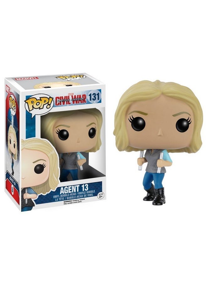Funko Pop Marvel: Captain America 3: Civil War Action Figure Agent 13  - Image 2