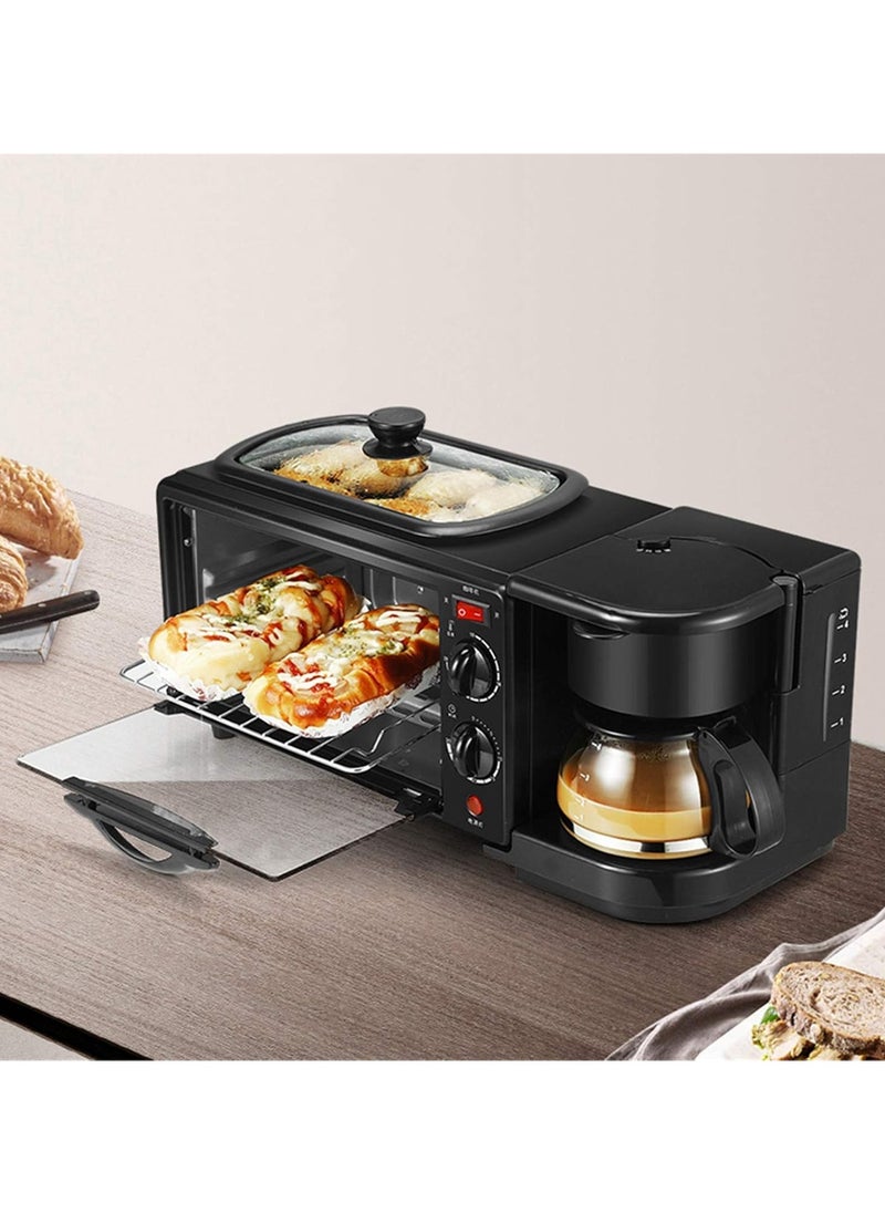 SILVER CREST 3 in 1 Multifunctional Breakfast Preparation Set Fryer Oven and Coffee Maker 12L Capacity 2800W  - Image 3