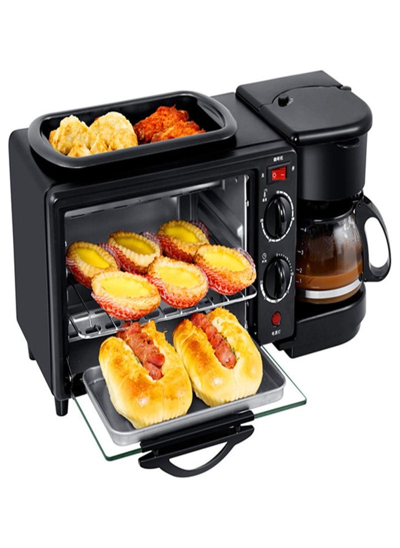 SILVER CREST 3 in 1 Multifunctional Breakfast Preparation Set Fryer Oven and Coffee Maker 12L Capacity 2800W  - Image 5