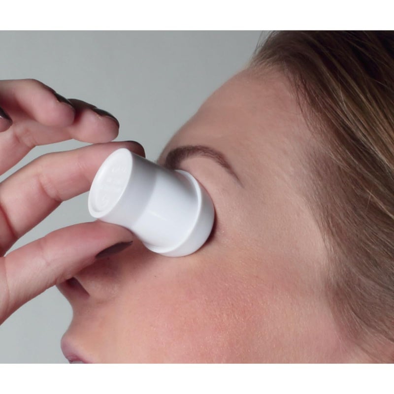 Flents Eye Wash Cup, Reusable White Plastic, Eye Rinse Aid for Cleaning Dirt, Loose Eyelashes, and Irritants, Gentle Eye Care Solution, Durable Plastic Design, Ideal for Home Use - Image 2