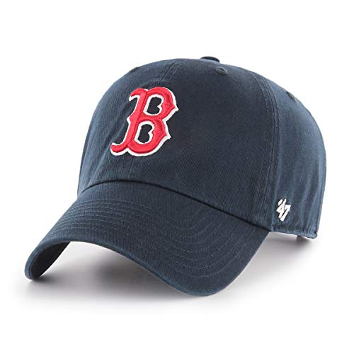 47 MLB Boston Red Sox Men's '47 Brand Home Clean Up Cap, Navy, One-Size (For Adults) - Image 4