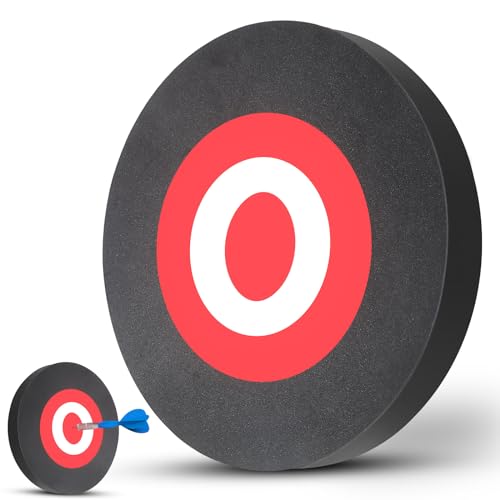 Sumind 1 Pcs Round EVA Foam Arrow Target Portable Archery Arrow Moving Hunting Practice Target Lightweight Crossbow Shooting Practice Accessories for Backyard Indoor Outdoor - Image 1