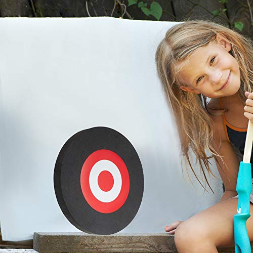 Sumind 1 Pcs Round EVA Foam Arrow Target Portable Archery Arrow Moving Hunting Practice Target Lightweight Crossbow Shooting Practice Accessories for Backyard Indoor Outdoor - Image 5