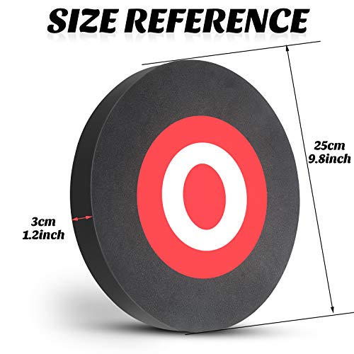 Sumind 1 Pcs Round EVA Foam Arrow Target Portable Archery Arrow Moving Hunting Practice Target Lightweight Crossbow Shooting Practice Accessories for Backyard Indoor Outdoor - Image 2