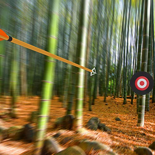 Sumind 1 Pcs Round EVA Foam Arrow Target Portable Archery Arrow Moving Hunting Practice Target Lightweight Crossbow Shooting Practice Accessories for Backyard Indoor Outdoor - Image 4