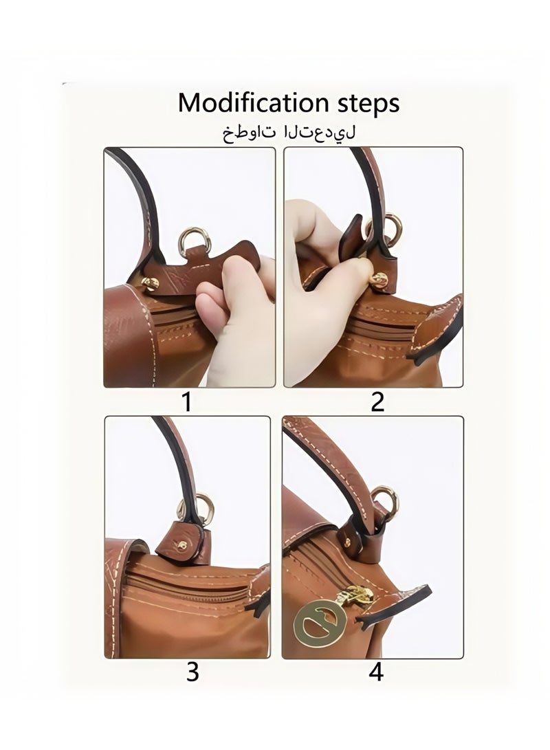 Longchamp Le Pliage mini Shoulder Straps women's Classic Fashion Versatile Mini Makeup Bag, Handbag, Shoulder Bag,shoulder strap - Image 2