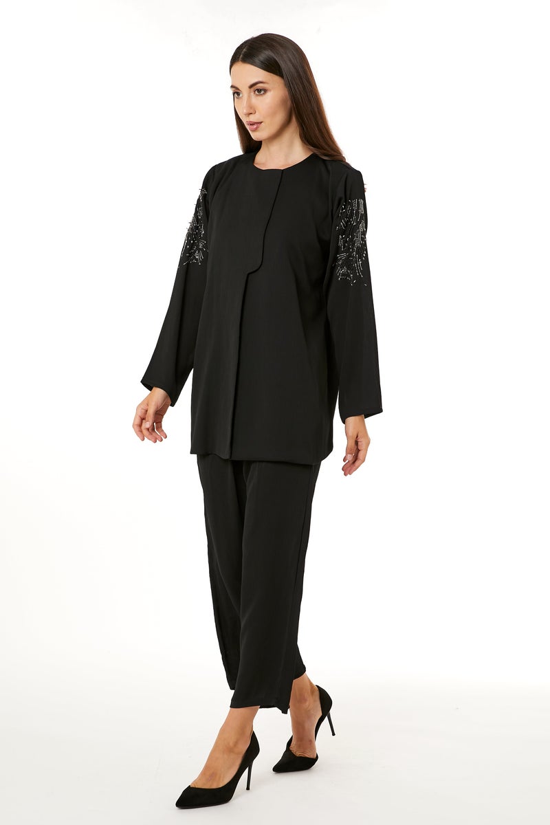 Moistreet Crew Neck Top & Pant Set - Image 5