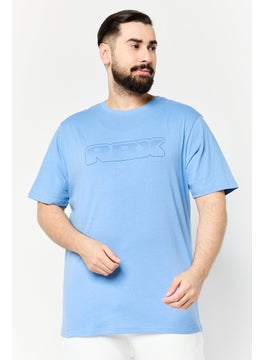 RBX Men Sportswear Fit Short Sleeve Outdoor T-Shirt, Blue  - Image 1