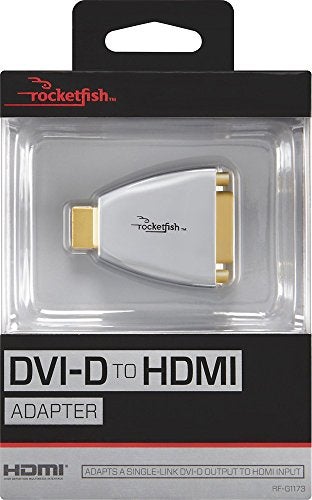Rocketfish™ DVI-to-HDMI Adapter - Silver/Gold - Image 2
