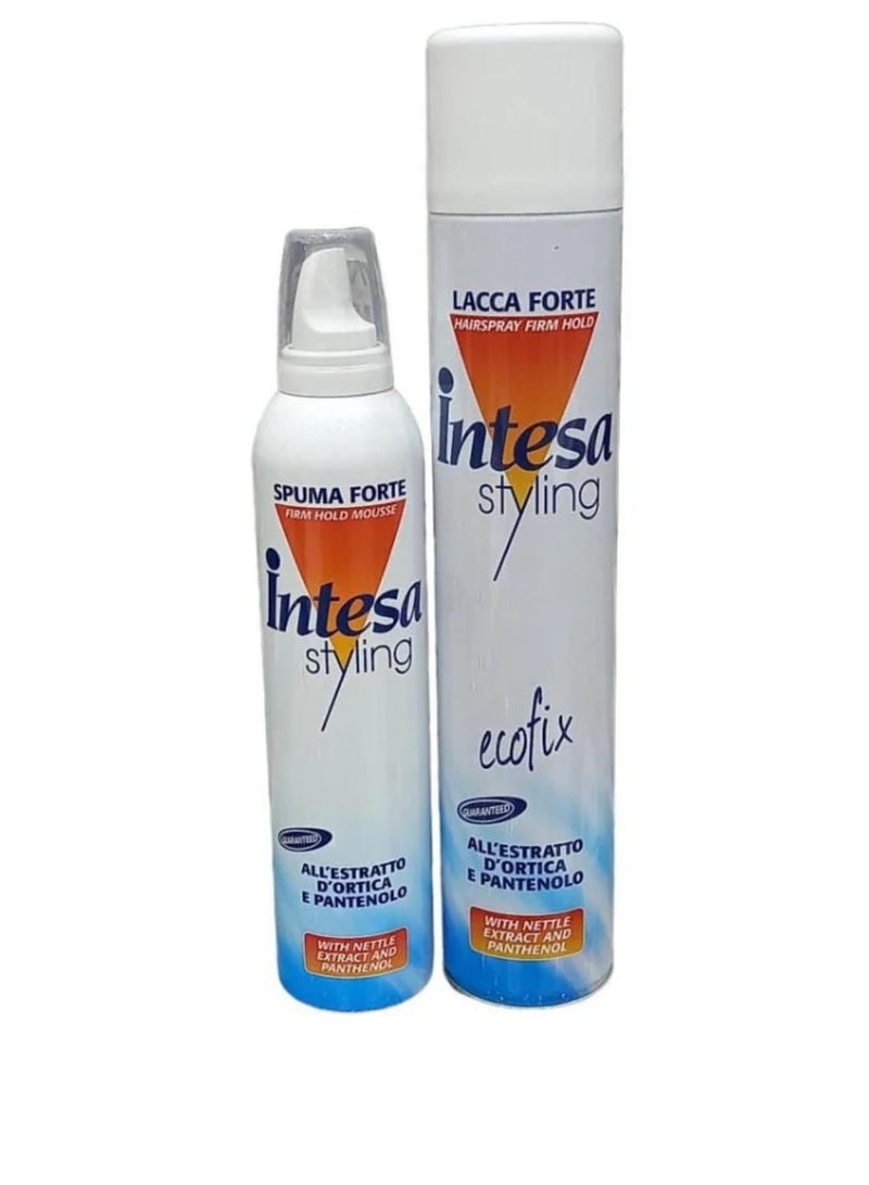 INTESA Italian Hairspray 500ml With Foam 300ml