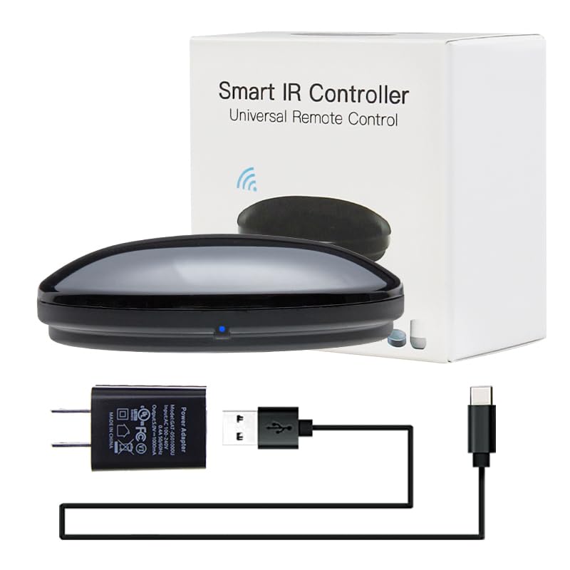 FRANKEVER Smart IR Remote Control,All in One IR Blaster Control, Universal Infrared Remote Control for TV DVD Air Conditioner STB etc,Compatible with Alexa, Google Assistant No hub - Image 1