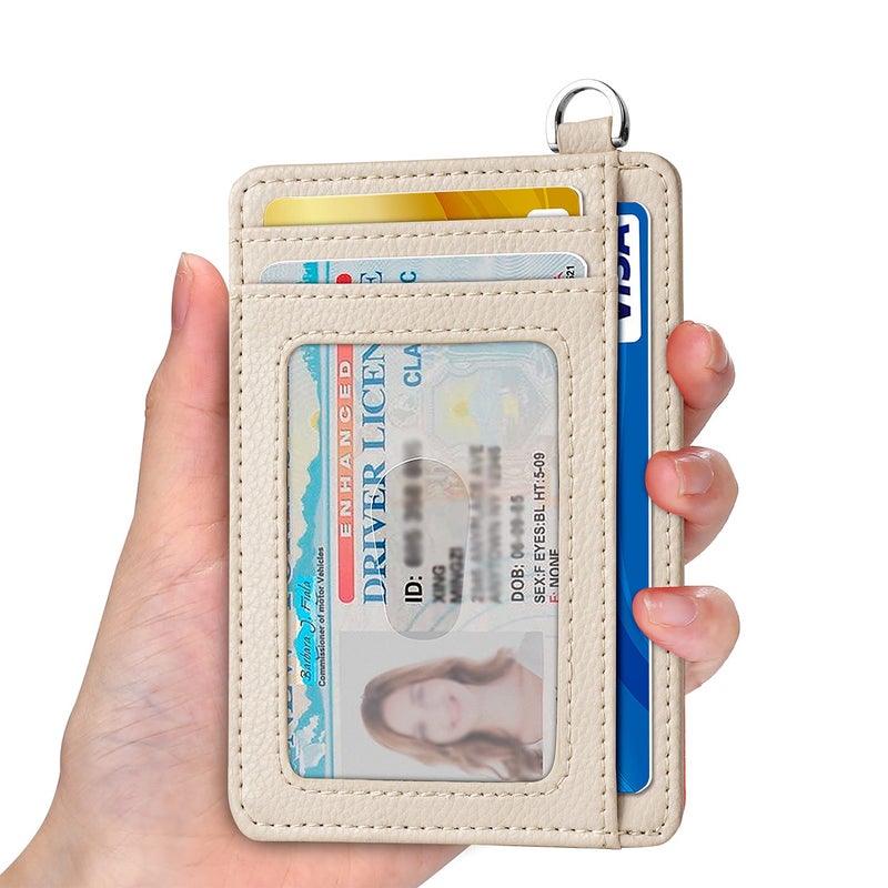 EcoVision Slim Minimalist Front Pocket Wallet, RFID Blocking Credit Card Holder Wallet with Detachable D-Shackle for Men Women - Image 2