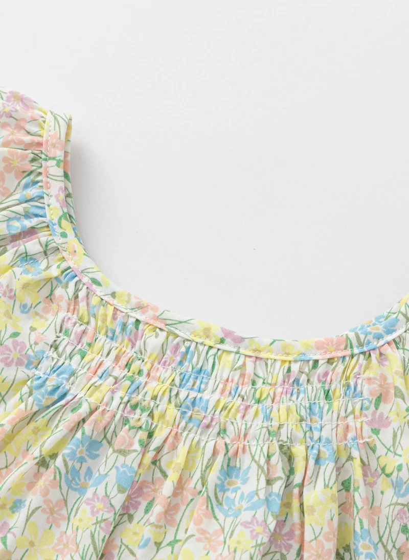 Balabala Toddler Girl Knit short sleeve suit