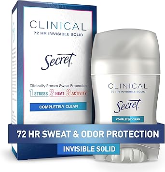Secret Clinical Strength Invisible Solid Womens Antiperspirant Deodorant Completely Clean Scent 16 Fluid Ounce by Secret - Image 1