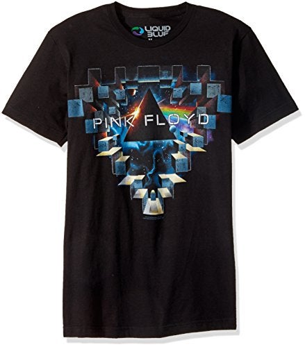 Liquid Blue Men's Pink Floyd Space Window Short Sleeve T-Shirt, Black, Medium - Image 3
