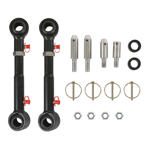 RALZAOTO Front Swaybar Quicker Disconnect System with 2.5" - 6" Lift Adjustable Quicker Disconnect Sway Bar Links Compatible with Jeep Wrangler JK JKU 2007-2018 Replace 2034 - Image 1
