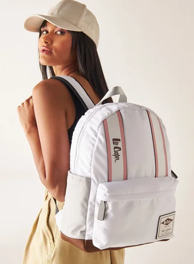 Lee Cooper Striped Backpack with Adjustable Straps