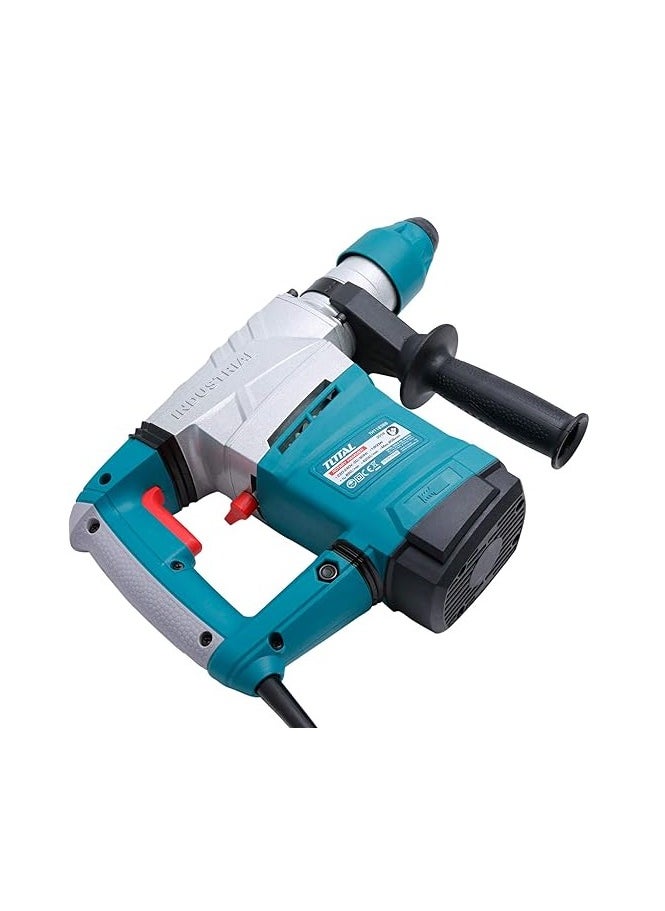 TOTAL Total Rotary Hammer 1050W - 220-240V SDS-Plus System, 4.5J Impact Energy, 1100RPM, 3800BPM, Max Drilling 26mm Concrete, Includes 3 Drills & 2 Chisels - TH110266  - Image 3