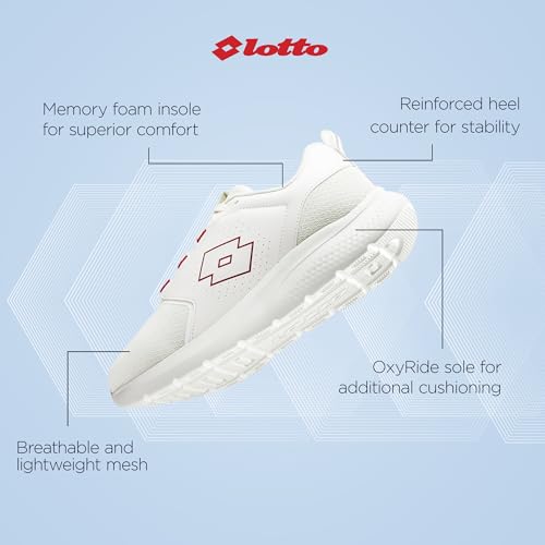 Lotto Women Flowalk Off White Sneakers - Image 5