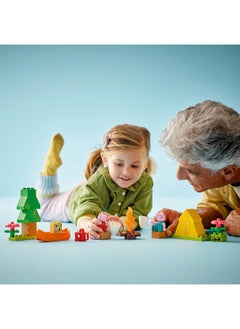 LEGO LEGO DUPLO Peppa Pig Camping Trip Building Playset with Canoe 10452 Building Set (32 Pieces)  - Image 3