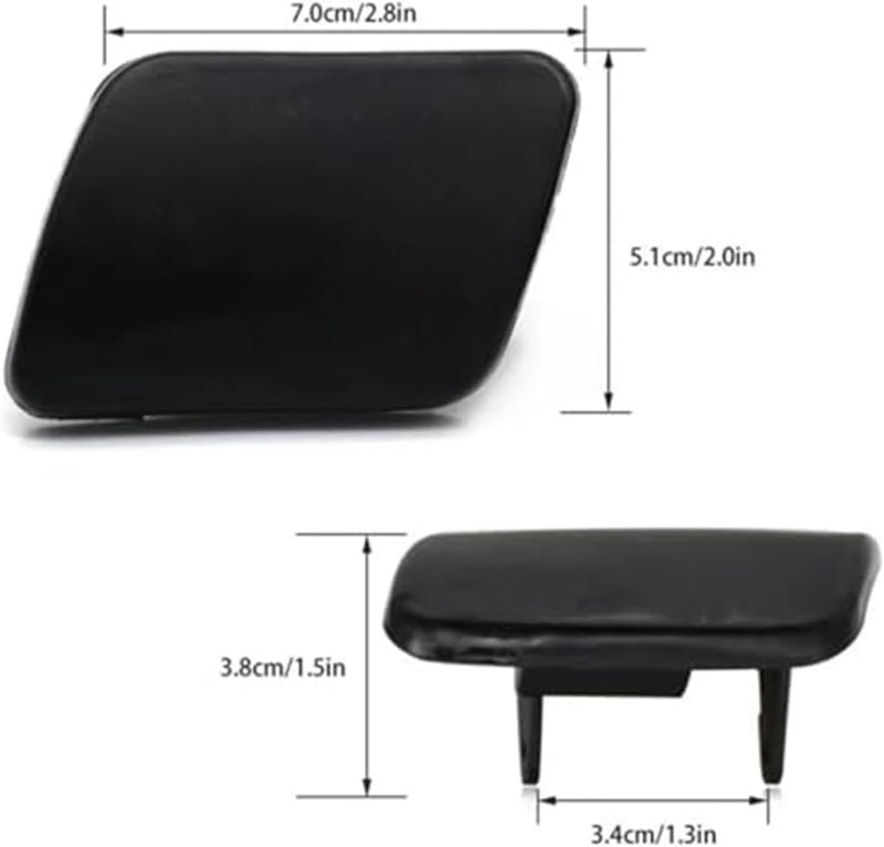 Wivplex Headlight Washer Cover Caps for VW Golf MK4 - Image 4