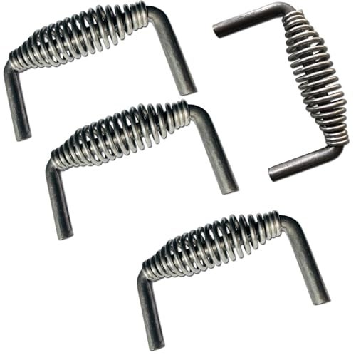LavaLock Island Outdoor, LLC 5-3/8" Stainless Spring Handle with 1/2" Steel Rod (6" Wide, 3.5" Tall) - Weld ON (4) - Image 4