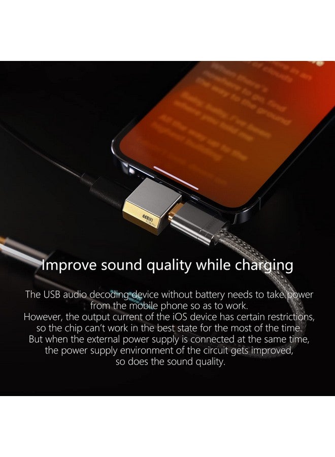 Linsoul Ddhifi Tc28I Pro L To Dual Usbc Female Jack Otg Power Adapter Audio Converter For Iphone Ipad Ipod  - Image 2