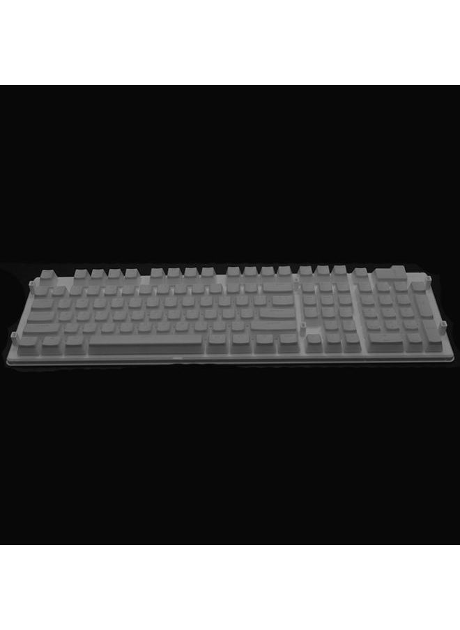 Pudding Double-layer Two-color 108-key Mechanical Translucent Keycap(Gray)
