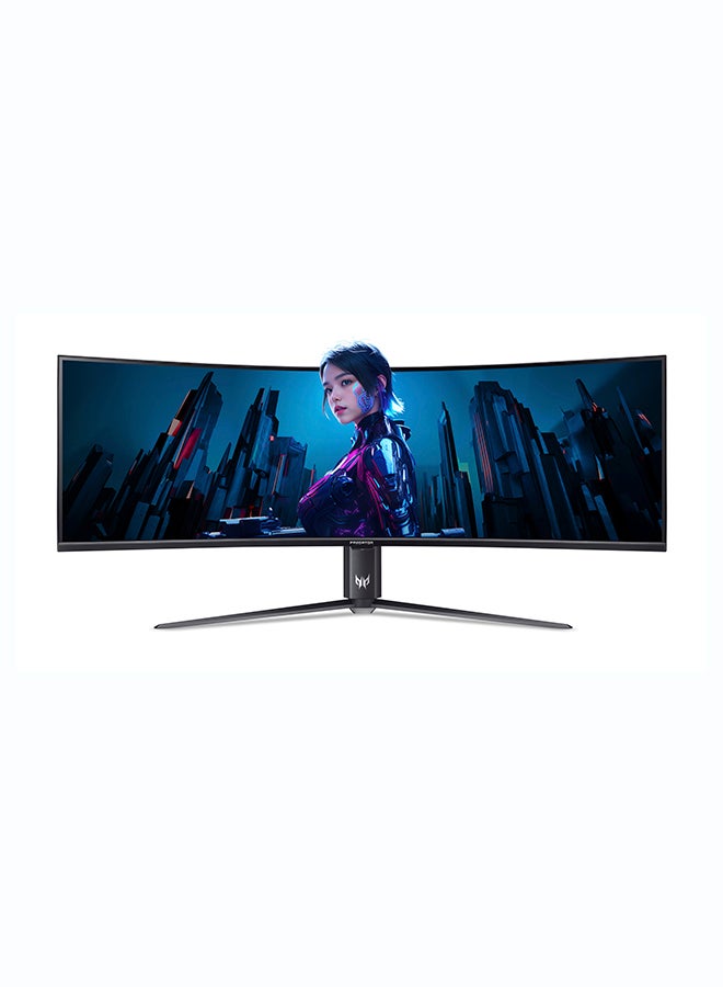 Acer 49 inch Predator X49X Curved QD-OLED Gaming Monitor | Dual QHD (5120x1440), 240Hz, 0.03ms, FreeSync Premium, KVM, USB-C 90W PD | UM.SXXEE.X02 Black - Image 2