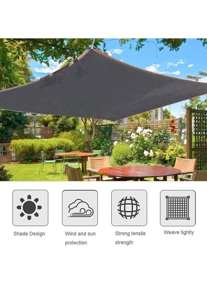 Generic Shade Cloth Garden Sunblock Shade Cloth Shading Greenhouse Sunshade Sunblock for Garden Plants Patio Lawn Flowers Plants Cover Car Outdoor-Black  - Image 4