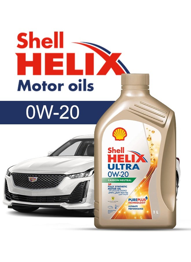 Shell Engine Oil – For Cadillac CT V6 2024 - 2019، 7 Liter،  0w20 Shell - 2019 2020 2021 2022 2023 2024 