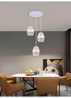 Best Power Modern Pendant Ceiling Light 6151-3 with E27 Lamp Base, 40W Max, Adjustable Length 80cm - Elegant Hanging Light Fixture (Lamp Not Included)  - Image 1