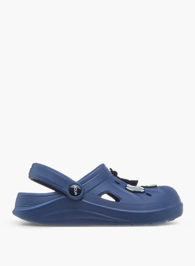 أكوا Applique Detail Clogs with Backstrap