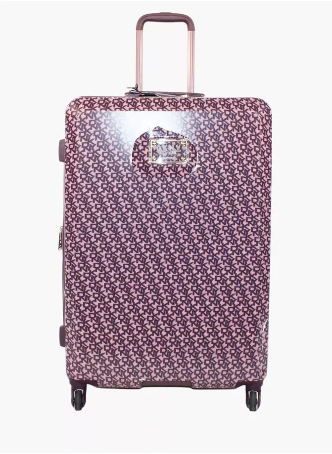 DKNY Signature HS Hardside Luggage on Wheels for Unisex | Ultra Lightweight ABS on with Spinner Wheels 4 Color VINTAGE ROSE/ AUBERGINE