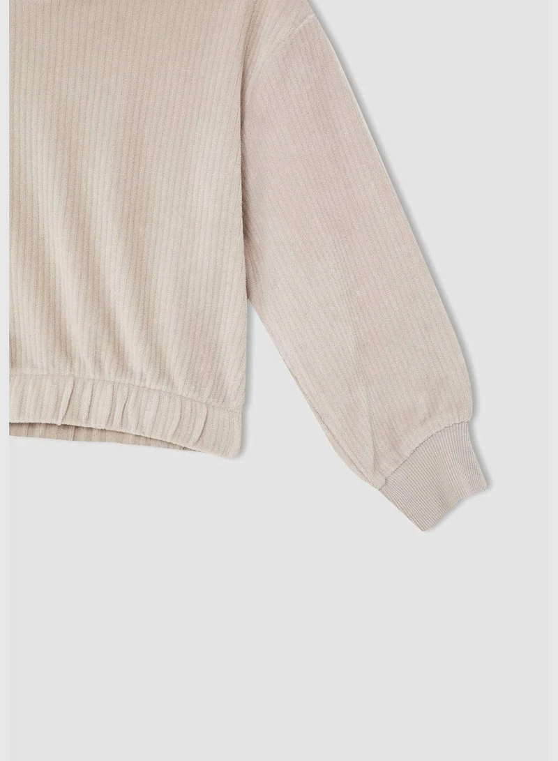 DeFacto Relax Fit Knitted Hoodie