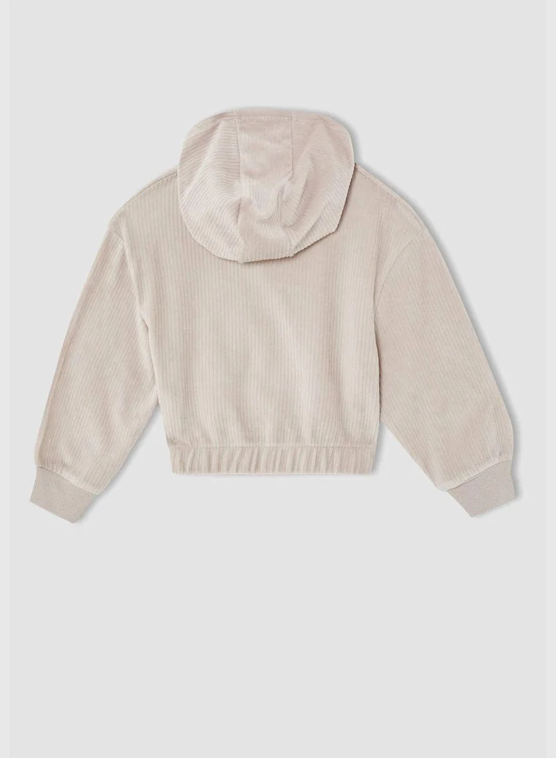 DeFacto Relax Fit Knitted Hoodie