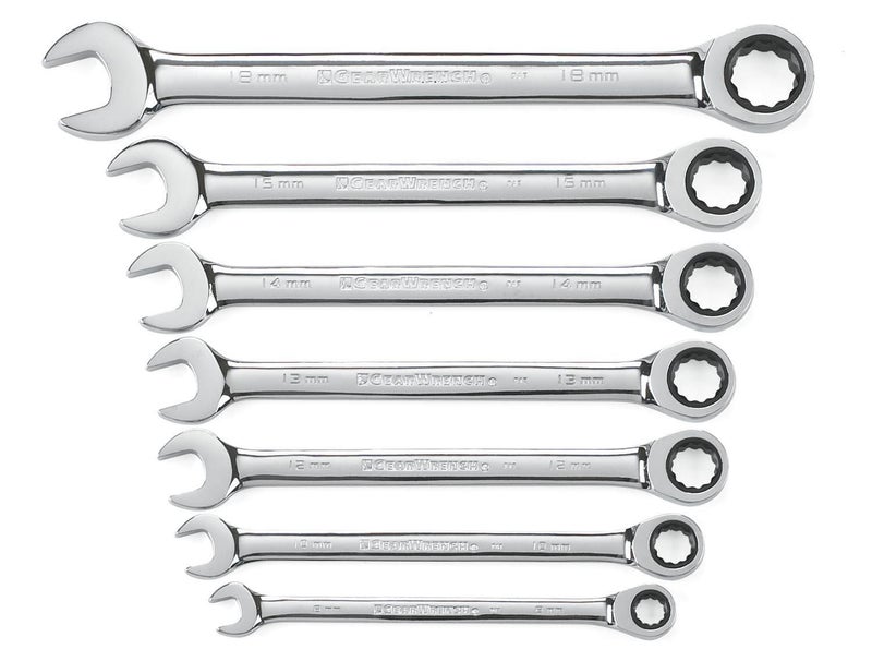 GearWrench مجموعة مفاتيح ربط متكاملة 7 قطع 12 نقطة من جيروينش - 9417 - Image 1