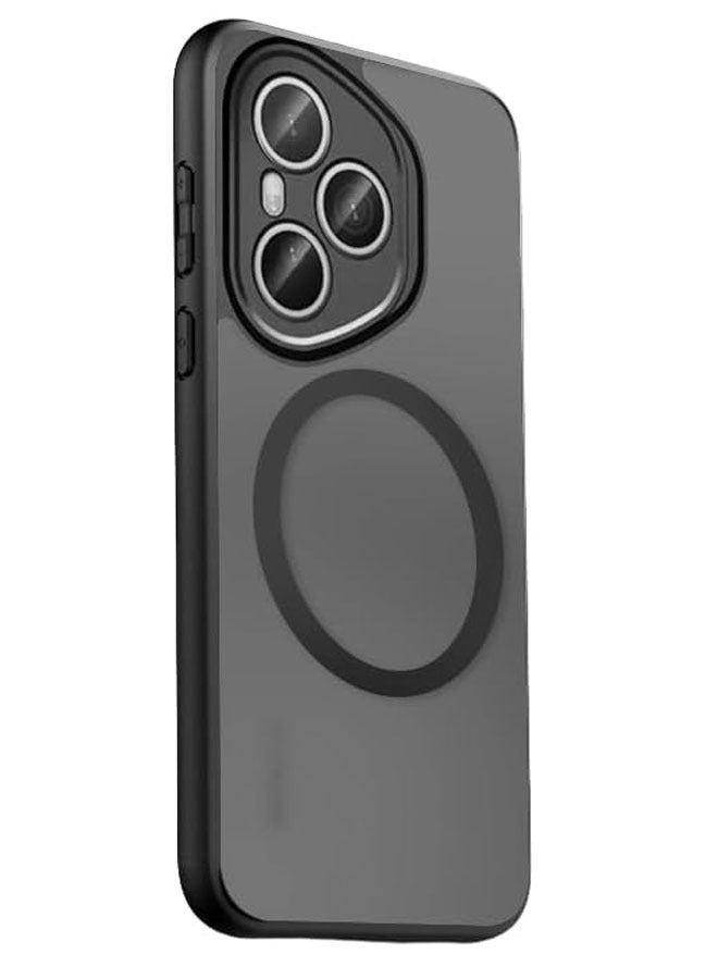 general Case Compatible with Honor 400 Pro 5G Magnetic Transparent Matte TPU Shockproof Semitransparent Lightweight and Minimalist Back Cover For Honor 400 Pro - Image 1