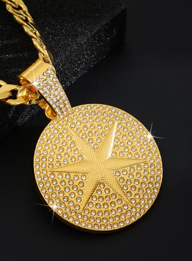 Take Two Men Gold Chain Necklace with Star Pendant - Image 5