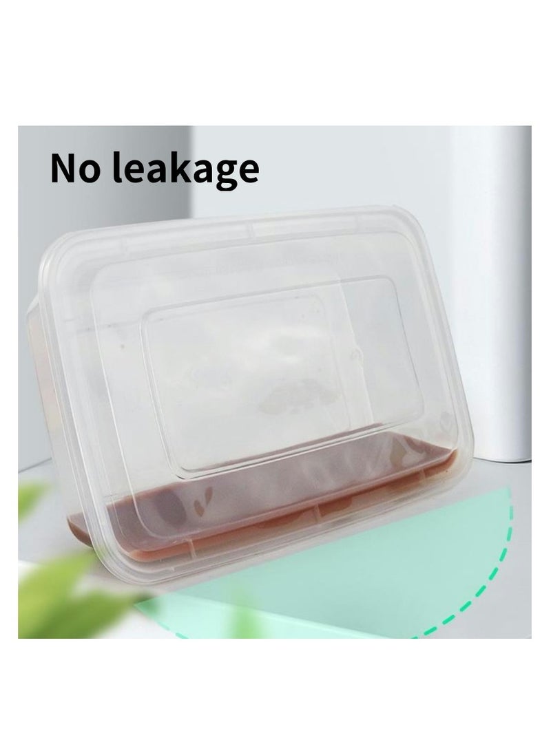 Food grade PP5 material，Can be refrigerated·Can be microwaved，No leakage，Resistant to crushing Make sure your food arrives safely，Specification: 750ml  - Image 2