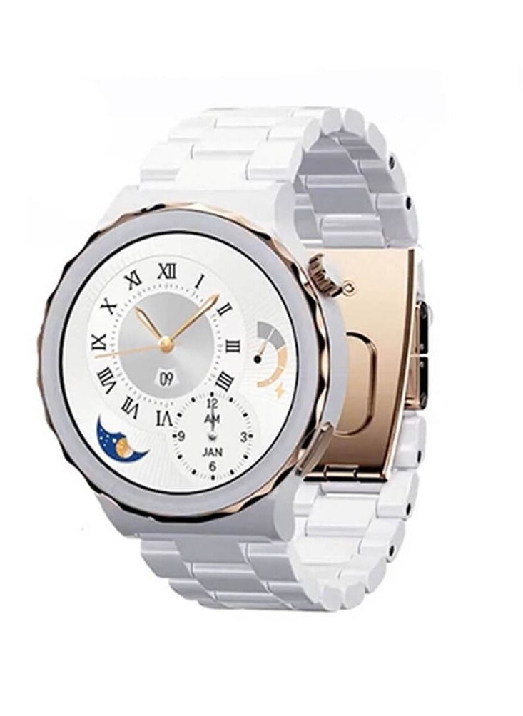 Haino Teko - Haino Teko Smart Watch RW 15 Ceramic  Silver - Image 1
