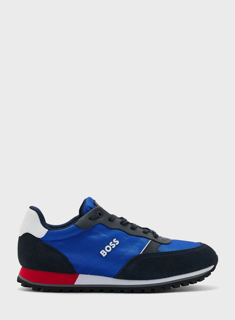 BOSS Lace Up Low-Top Sneakers